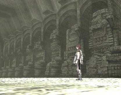 Shadow of the Colossus – PlayStation 2 (PS2) video game gameplay, action-adventure game.