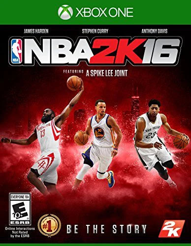 NBA 2K16 cover art for Xbox One (XONE) sports basketball video game