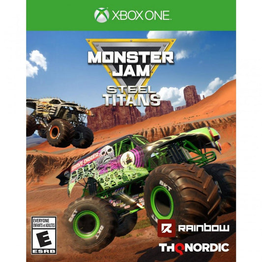 Monster Jam Steel Titans cover art for Xbox One (XONE) video game