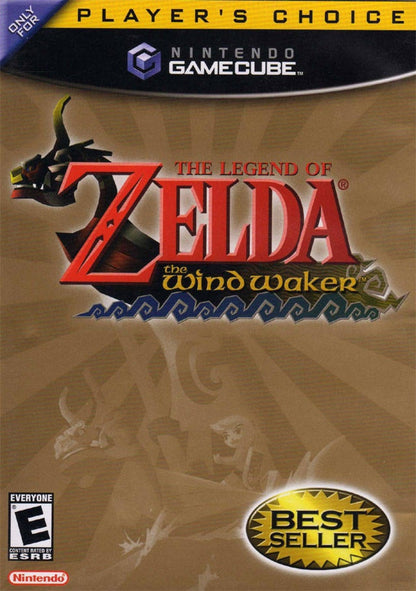 The Legend of Zelda The Wind Waker for Nintendo GameCube action adventure video game featuring cel shaded graphics ocean exploration epic dungeons and classic Link fantasy storytelling experience cover