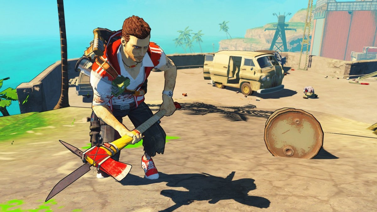 Dead Island Special Edition Xbox 360 video game, open-world action RPG, zombie survival combat, cooperative multiplayer, console title gameplay screenshot