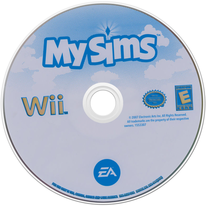 MySims – Nintendo Wii (Wii) life simulation creative adventure video game disc
