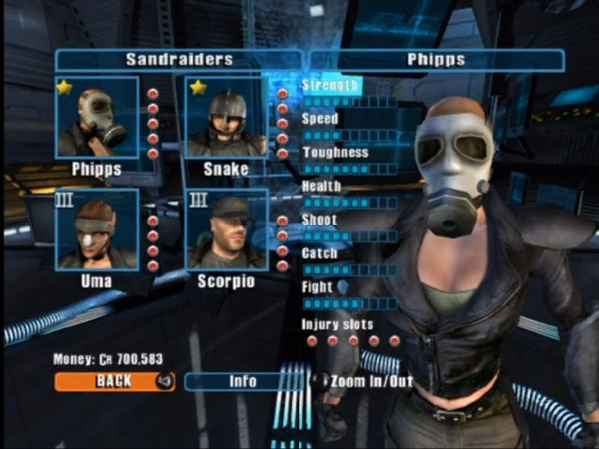 Deathrow for Xbox futuristic sports action video game featuring fast paced team combat brutal arena matches cyberpunk style presentation and cult classic Xbox gameplay experience gameplay 