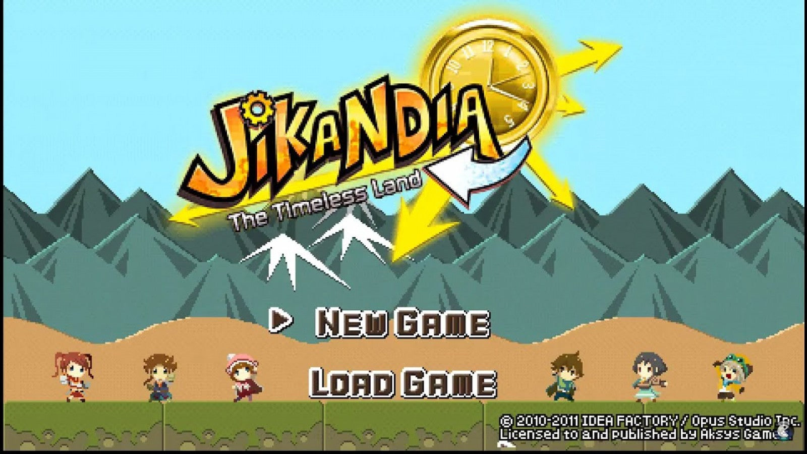 Jikandia The Timeless Land PSP inspired design featuring fantasy action role playing adventure aesthetic magical world exploration cooperative questing colorful anime inspired visuals monster battles character progression and immersive portable RPG gameplay presentation gameplay