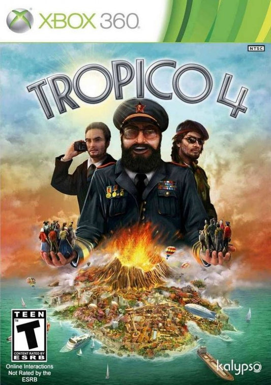 Tropico 4 cover art for Xbox 360 (X360) video game