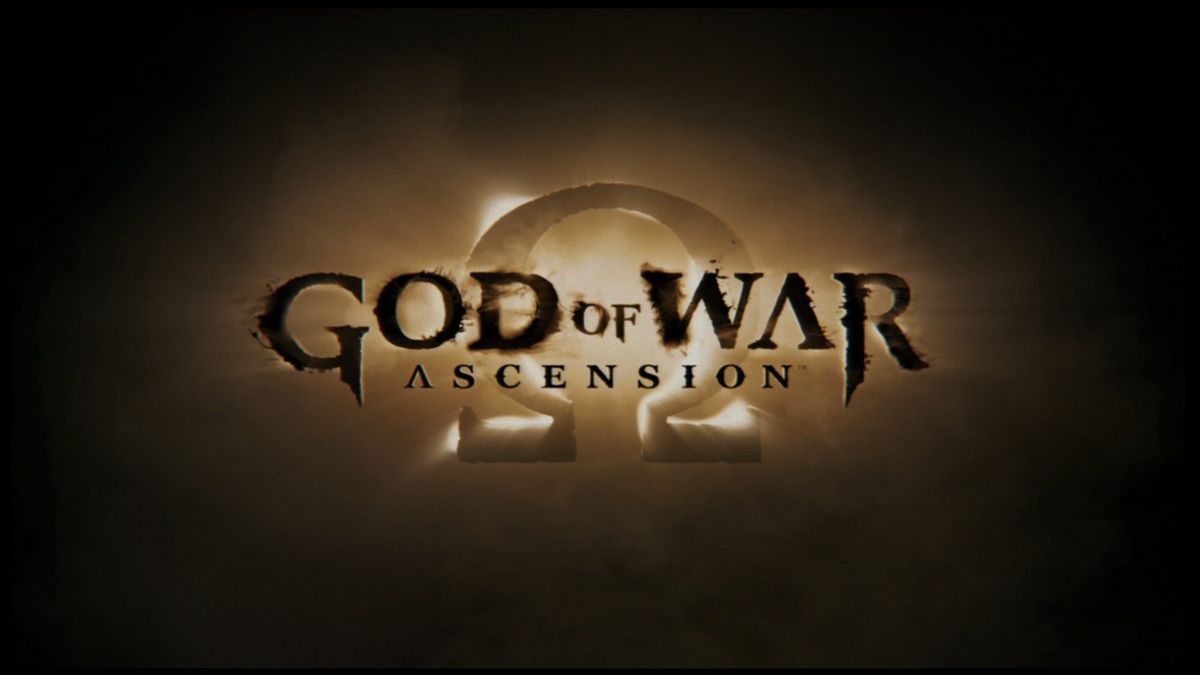 God of War: Ascension title screen for PlayStation 3 (PS3) video game