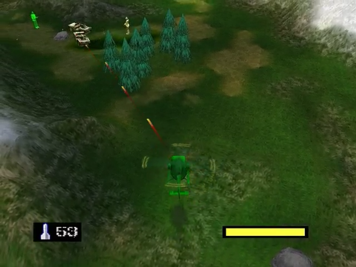 Army Men: Air Combat [Green Cart] gameplay for Nintendo 64 (N64) video game