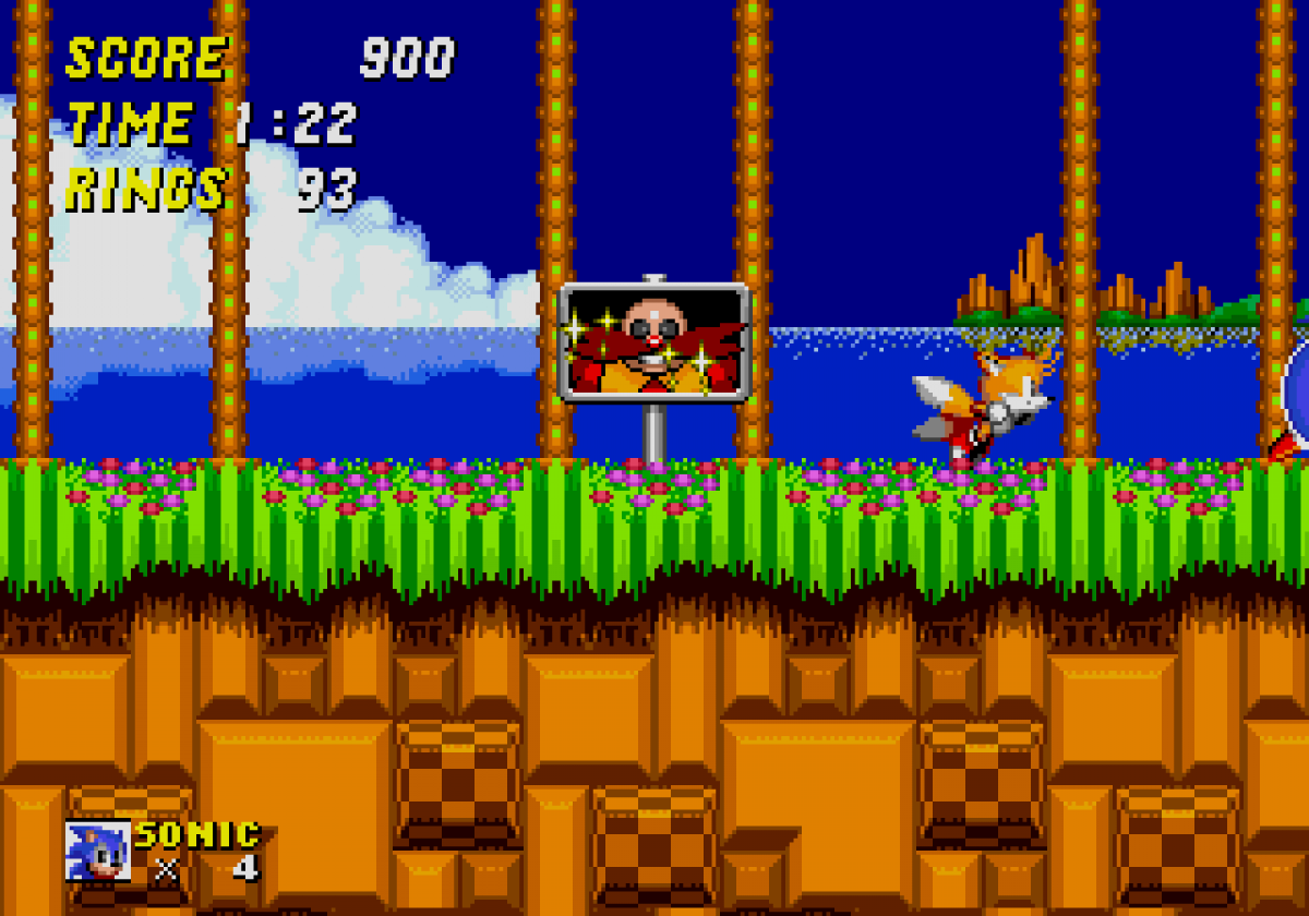 Sonic the Hedgehog 2 Not For Resale retro Sega Genesis video game featuring fast paced platform gameplay, multiplayer Sonic action, side scrolling adventure and classic Genesis entertainment - gameplay