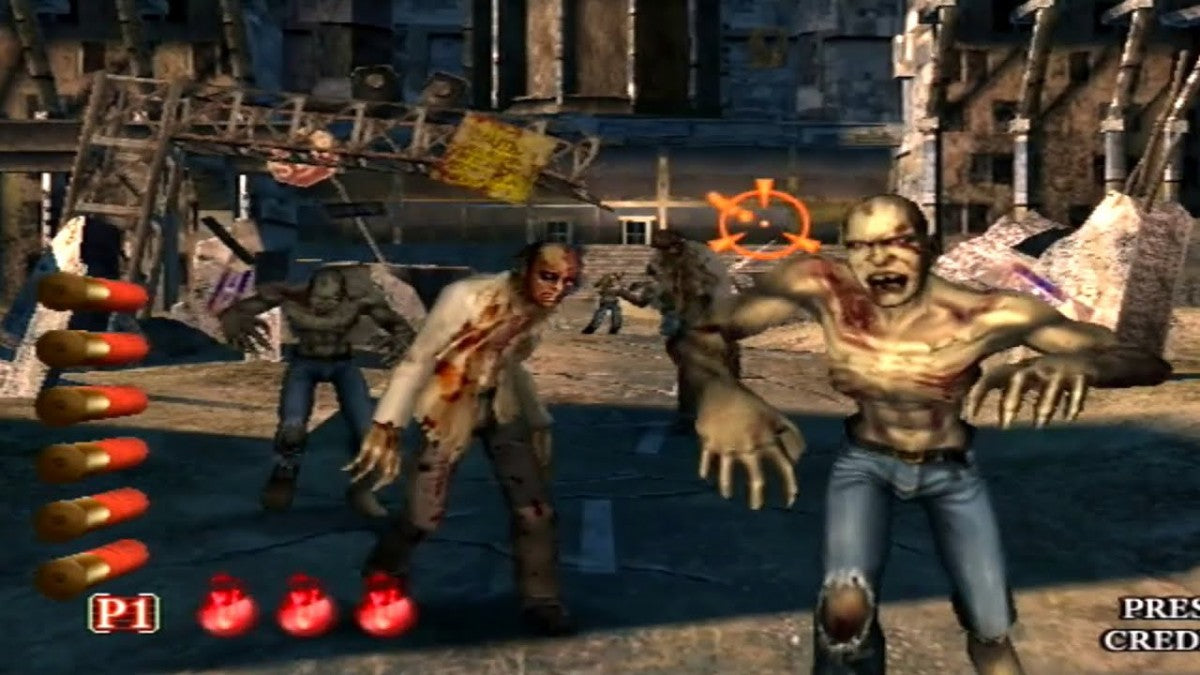The House of the Dead 2 & 3: Return gameplay for Nintendo Wii (Wii) video game