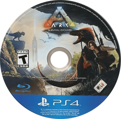 ARK Survival Evolved for retro video game enthusiasts featuring open world survival gameplay dinosaur taming and breeding resource gathering crafting systems base building mechanics multiplayer exploration prehistoric environments and collectible gaming appeal disc 