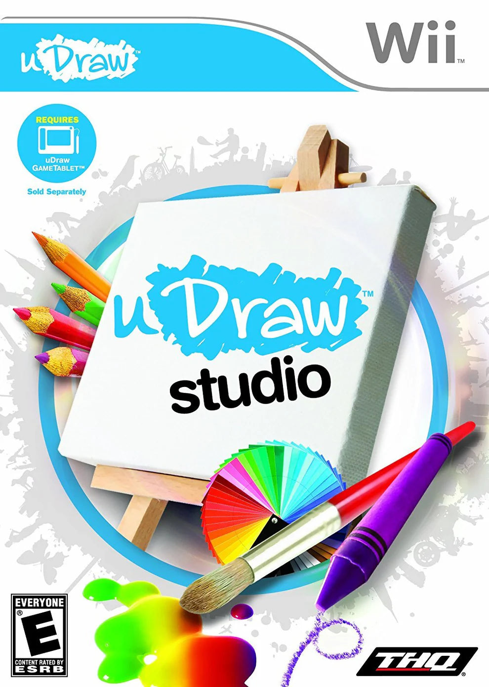 uDraw Studio [Tablet not included] cover art for Nintendo Wii (Wii) video game