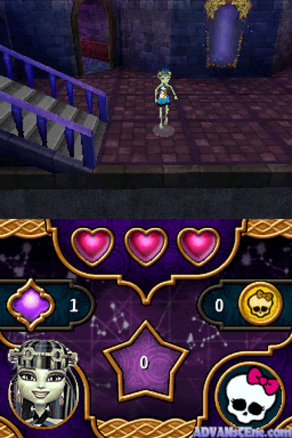 Monster High: 13 Wishes gameplay for Nintendo DS (DS) fantasy adventure video game