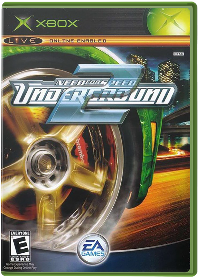 Need for Speed Underground 2 cover art for Xbox street racing video game