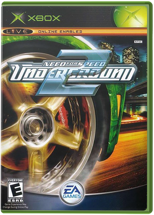 Need for Speed Underground 2 cover art for Xbox street racing video game