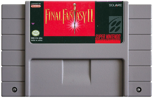Final Fantasy II cartridge for Super Nintendo Entertainment System (SNES) retro video game