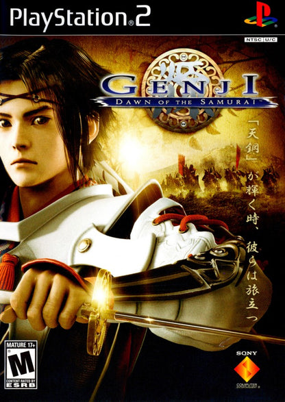 Genji Dawn of the Samurai PS2 PlayStation 2 action adventure samurai game retro video game cover art