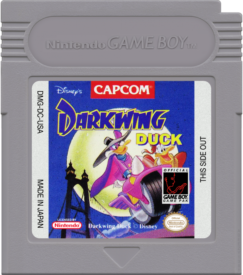 Darkwing Duck Game Boy action platformer video game cartridge