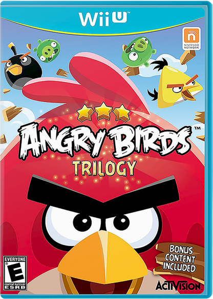 Angry Birds Trilogy cover art for Nintendo Wii U (WiiU) video game
