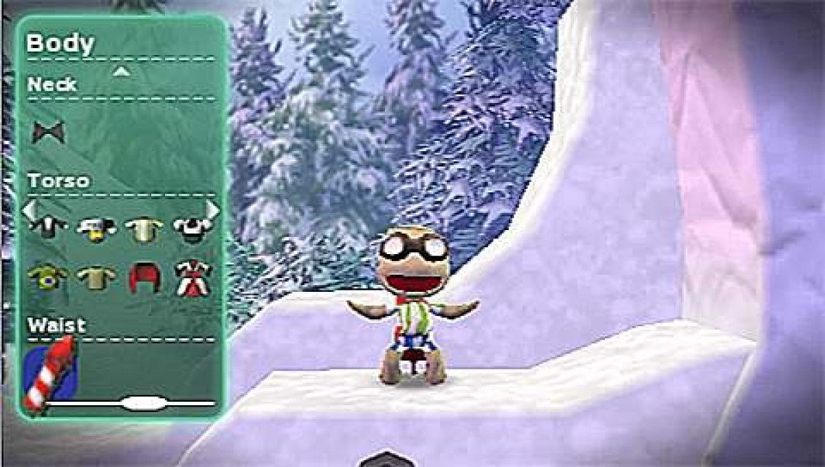 Little Big Planet PAL Import PlayStation Portable PSP gameplay for retro video game enthusiasts featuring creative platforming gameplay user generated style level design physics based puzzle solving sackboy character customization colorful handcrafted world aesthetic and portable handheld imaginative gaming experience and collectible gaming appeal