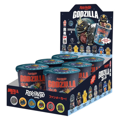 Godzilla Cup of Fun Series 2 Blind Box Godzilla collectible figure featuring iconic kaiju monster design fun cup themed styling Japanese monster franchise details mystery surprise figure collectible toy Godzilla character merchandise miniature display decor pop culture collectibles and kaiju fan collection appeal