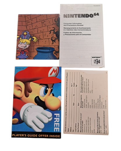 Rugrats Scavenger Hunt CIB complete in box party board style game featuring Rugrats characters mini games multiplayer challenges and Nickelodeon themed gameplay inserts