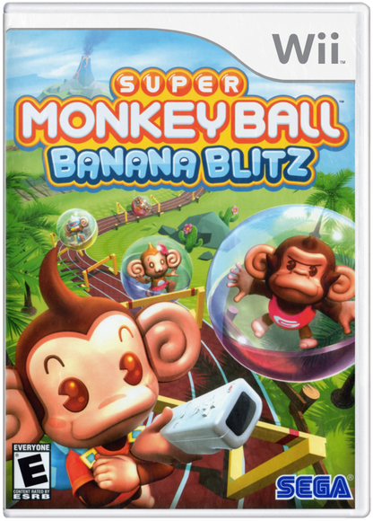 Super Monkey Ball: Banana Blitz – Nintendo Wii (Wii) arcade platformer puzzle action video game