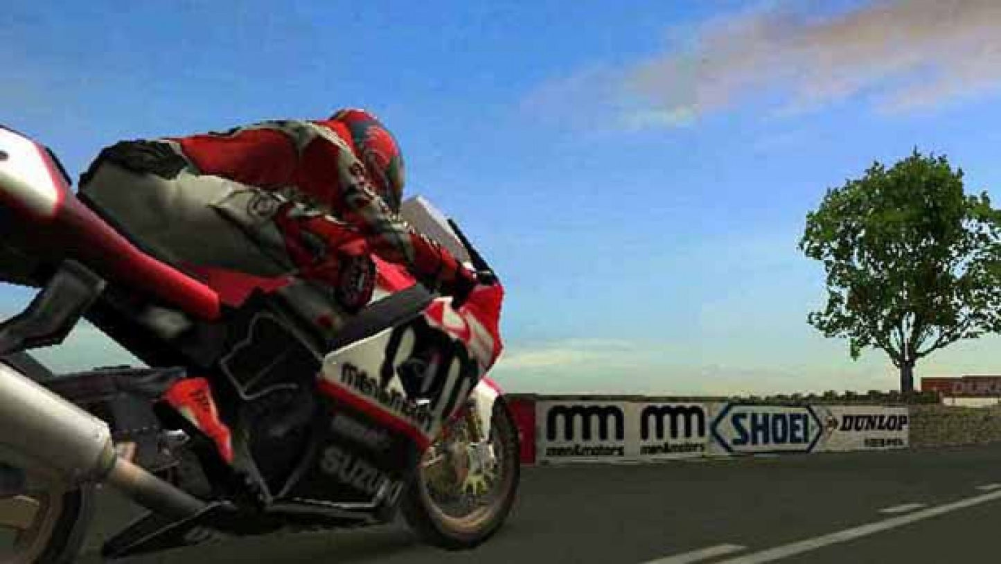 Suzuki TT Superbikes – PlayStation 2 (PS2) video game gameplay,  motorcycle racing simulation.