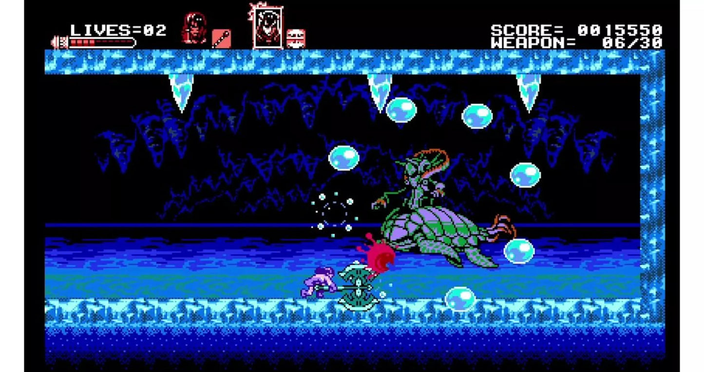 Bloodstained Curse of the Moon Limited Run 31 gameplay image for Nintendo Switch NS video game