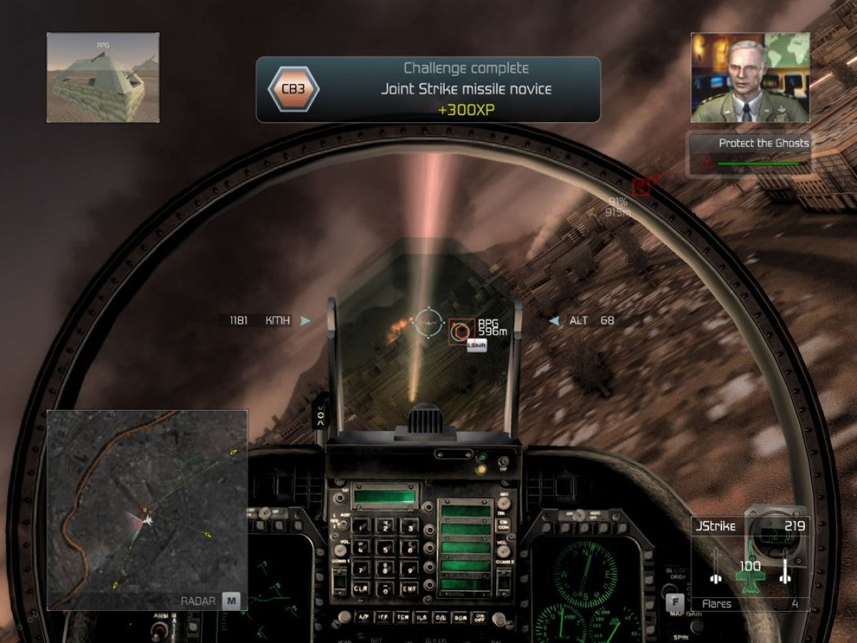 Tom Clancy's H.A.W.X. gameplay for PlayStation 3 (PS3) video game