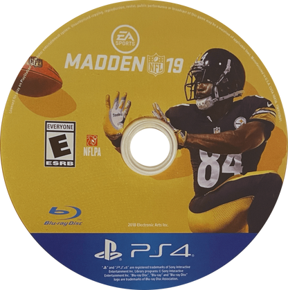 Madden NFL 19 – PlayStation 4 (PS4) video game disc, American football sports game