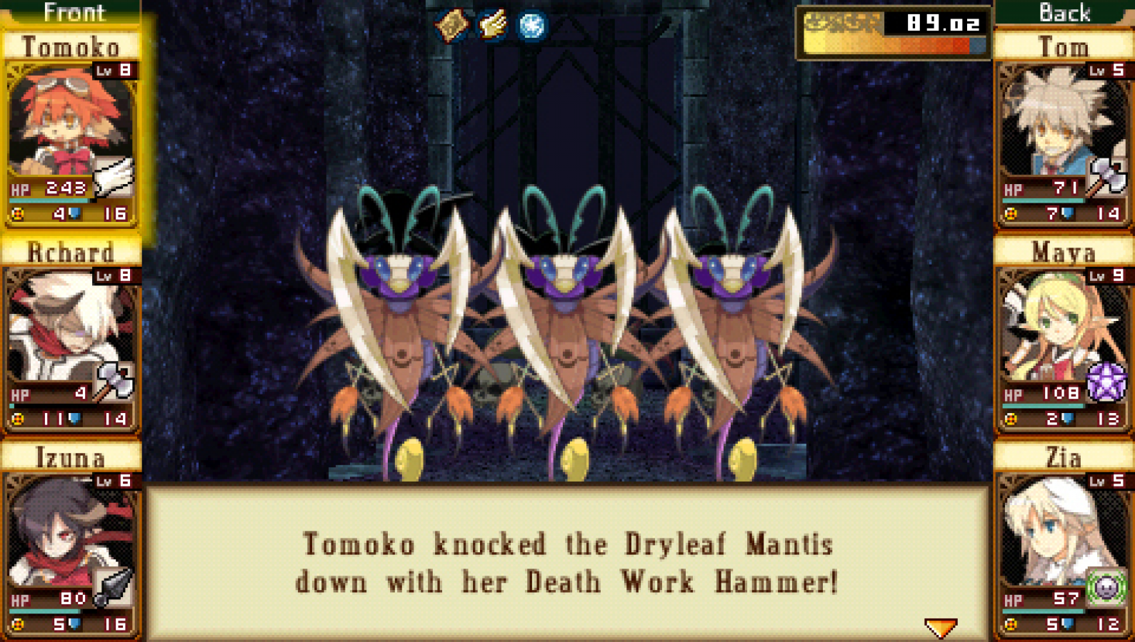 Class of Heroes – PlayStation Portable (PSP) gameplay for dungeon-crawling role-playing video game