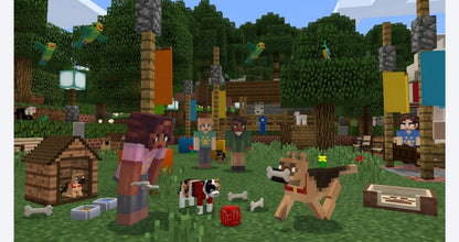 Minecraft Starter Collection – PlayStation 4 (PS4) video game gameplay, sandbox adventure game