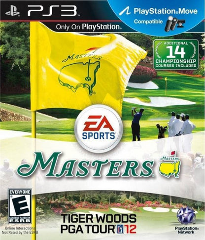 Tiger Woods PGA Tour 12: The Masters cover art for PlayStation 3 (PS3) video game