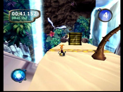 Rayman Arena – PlayStation 2 (PS2) video game gameplay, party platformer battle game.