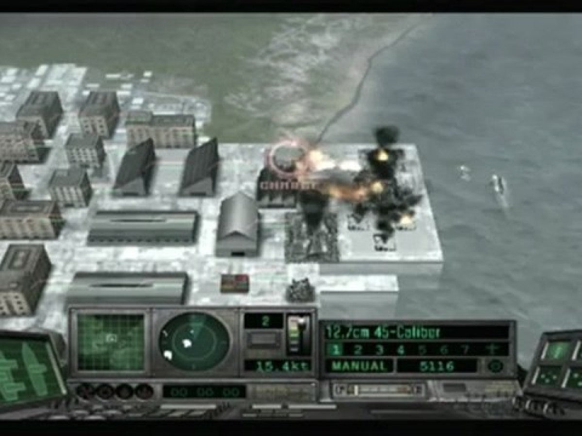 Naval Ops: Commander – PlayStation 2 (PS2) naval strategy simulation video game gameplay