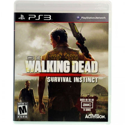 The Walking Dead: Survival Instinct PS3 first-person shooter video game cover art.