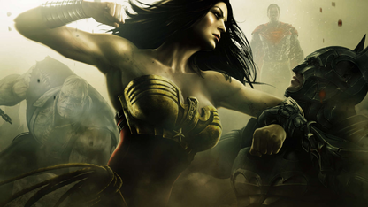 Injustice Gods Among Us screen gameplay art for Nintendo Wii U WiiU video game 