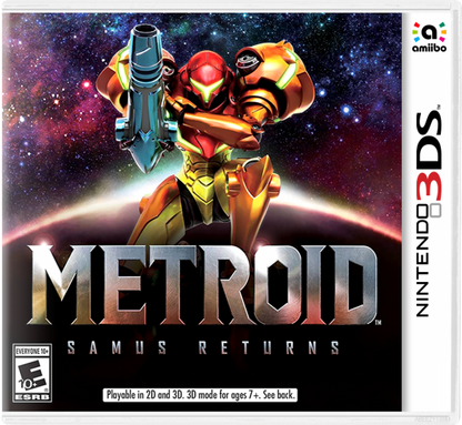 Metroid: Samus Returns cover art for Nintendo 3DS (3DS) video game