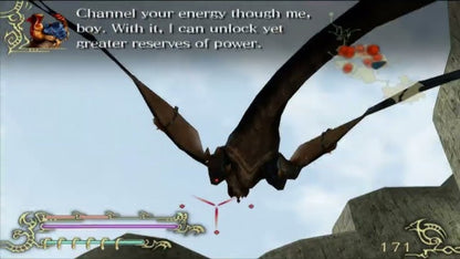 Drakengard 2 PS2 Sony PlayStation 2 action RPG fantasy sequel dragon riding aerial combat hack and slash ground battles Square Enix story driven gameplay multiple endings medieval setting retro gaming PlayStation 2 software video game title gameplay
