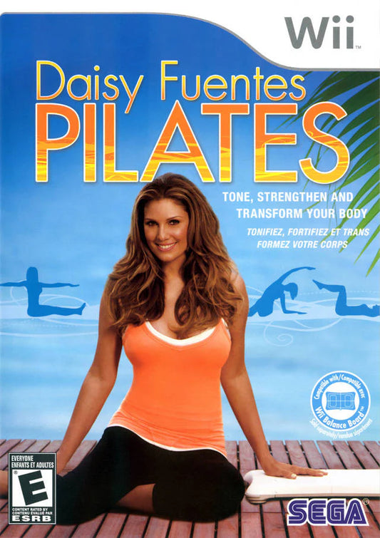 Daisy Fuentes Pilates cover art for Nintendo Wii (Wii) video game