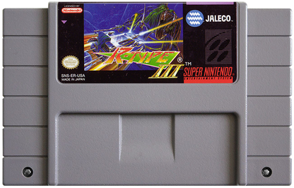 R-Type III: The Third Lightning cartridge for Super Nintendo Entertainment System (SNES) retro video game