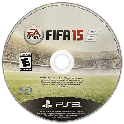 FIFA 15 disc art for PlayStation 3 (PS3) video game