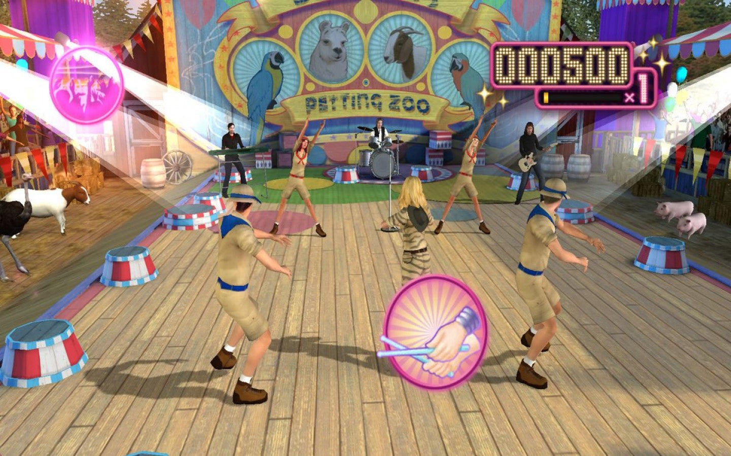 Hannah Montana: The Movie gameplay for Nintendo DS (DS) music rhythm adventure video game