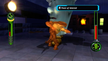 Ben 10: Alien Force: Vilgax Attacks for PlayStation 2 (PS2) featuring an action adventure where you transform into multiple Alien Force aliens to fight across different worlds; use combo combat special abilities and upgrades while taking on Vilgax in a story inspired by the series gameplay screenshot