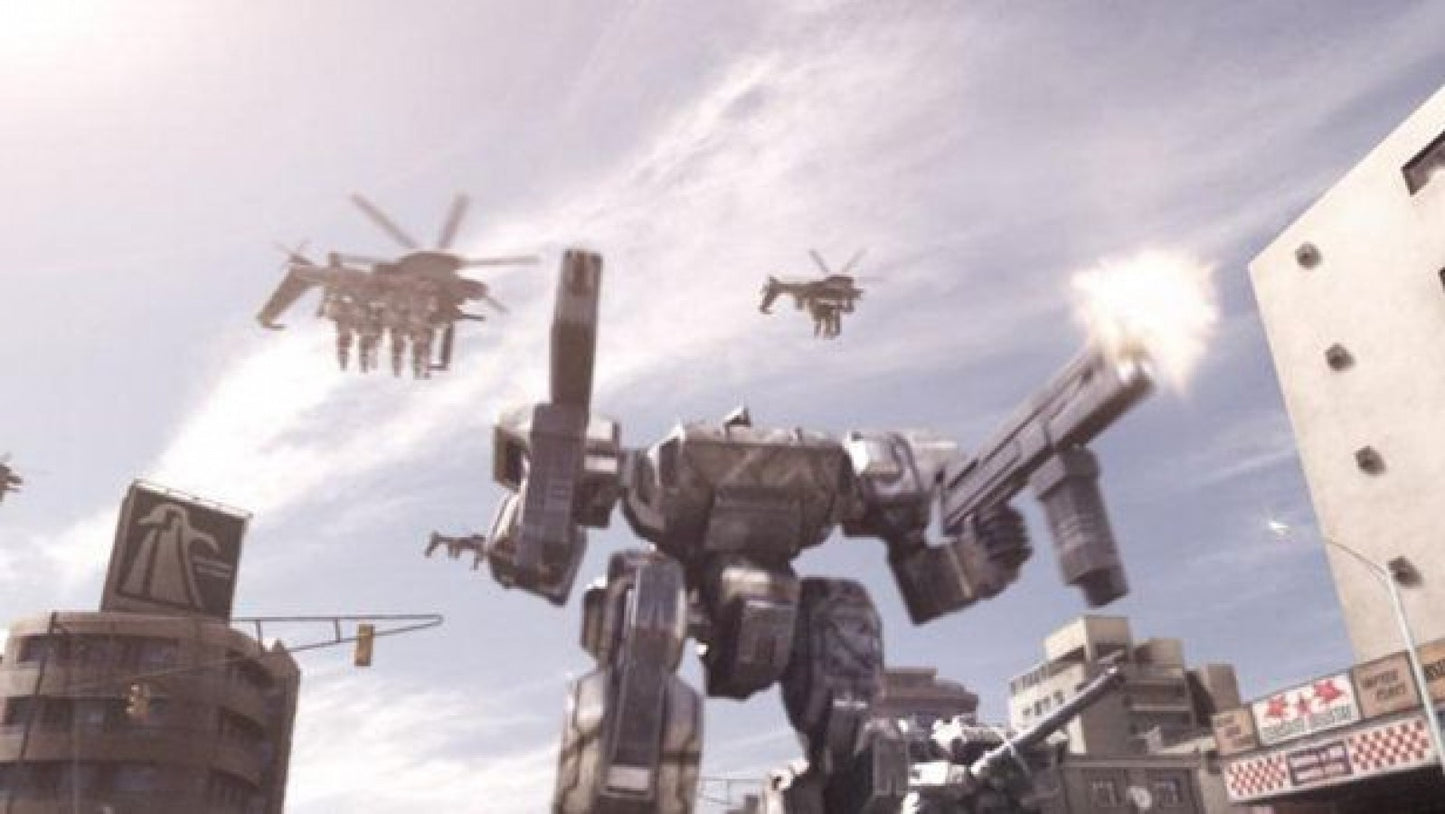 Front Mission 4 gameplay for PlayStation 2 (PS2) tactical role-playing mecha strategy video game