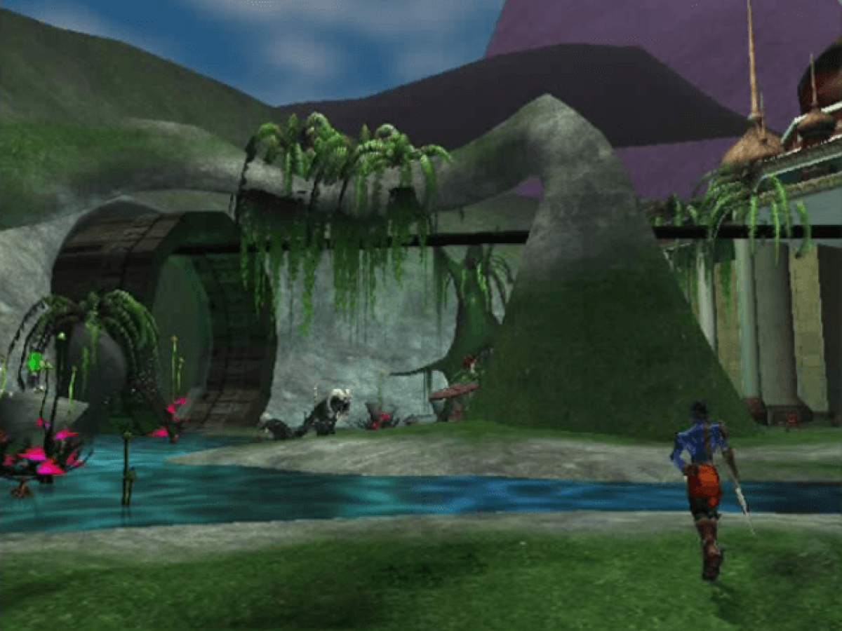 Azurik: Rise of Perathia gameplay art for Xbox (XBOX) video game