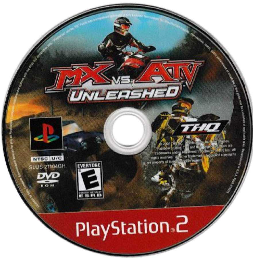 MX vs. ATV Unleashed [Greatest Hits] – PlayStation 2 (PS2) off-road racing video game disc