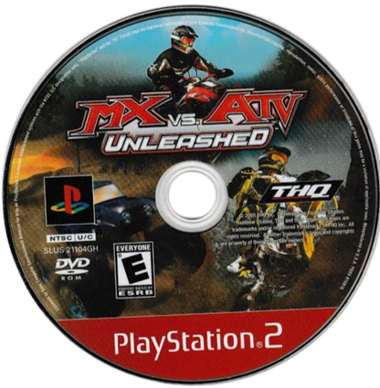 MX vs. ATV Unleashed [Greatest Hits] – PlayStation 2 (PS2) off-road racing video game disc