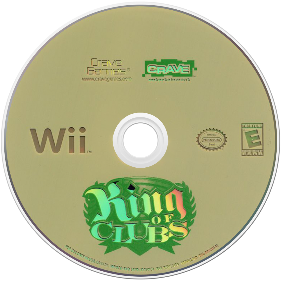 King of Clubs – Nintendo Wii (Wii) arcade mini golf sports video game disc
