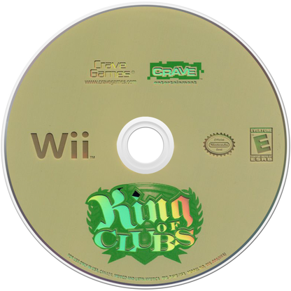 King of Clubs – Nintendo Wii (Wii) arcade mini golf sports video game disc